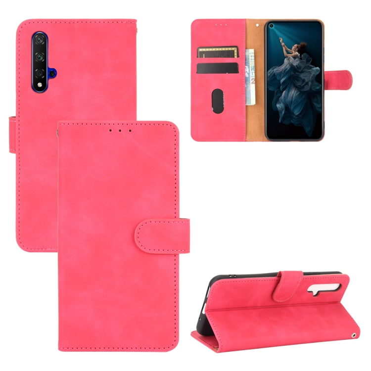 Solid Color Skin Feel Magnetic Buckle Horizontal Flip Calf Texture PU Leather Case with Holder & Card Slots & Wallet, For Huawei Honor 9X Lite, For Huawei Honor 9X Pro / Y9s, For Huawei Honor X10 5G, For Huawei Honor View30 / View30 Pro����������������...