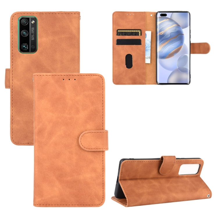 Solid Color Skin Feel Magnetic Buckle Horizontal Flip Calf Texture PU Leather Case with Holder & Card Slots & Wallet, For Huawei P40, For Huawei Honor 30, For Huawei Y6 (2019) / Honor Y6s, For Huawei Honor 30 Pro, For Huawei Y6p������������������������...