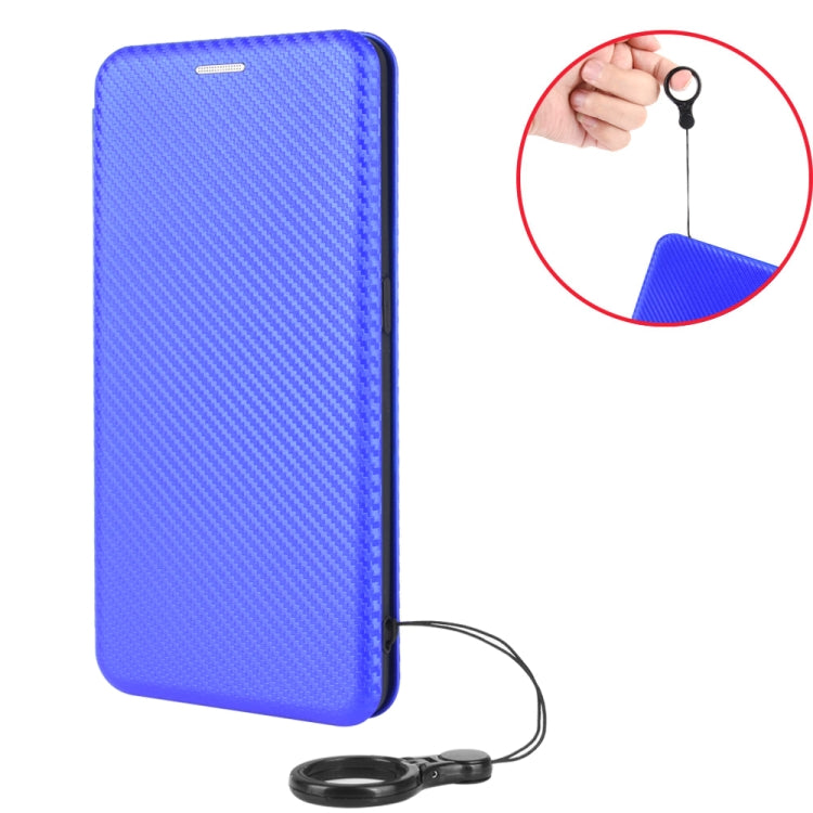 Carbon Fiber Texture Magnetic Horizontal Flip TPU + PC + PU Leather Case with Card Slot & Lanyard, For OPPO A53 / A32 (2020), For OPPO Reno3 Pro Overseas Version, For Doogee X95, For Asus Zenfone 7 ZS670KS / Zenfone 7 Pro ZS671KS�����������������������...