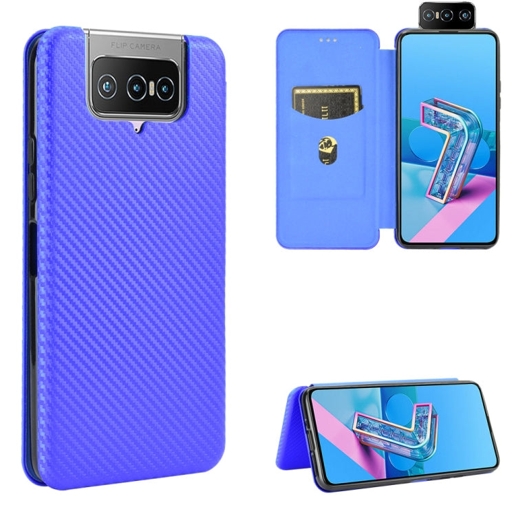 Carbon Fiber Texture Magnetic Horizontal Flip TPU + PC + PU Leather Case with Card Slot & Lanyard