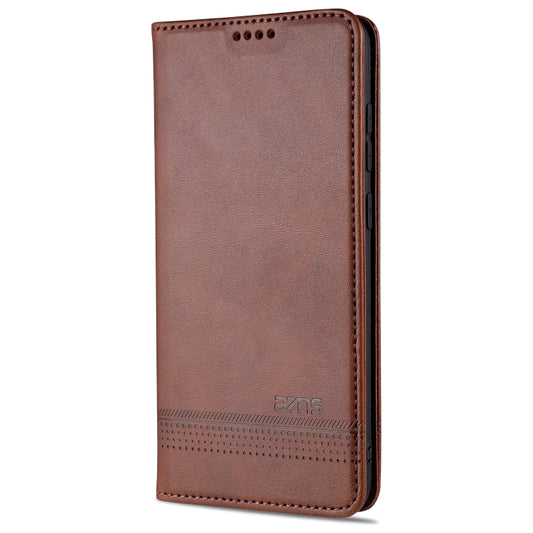 AZNS Magnetic Calf Texture Horizontal Flip Leather Case with Card Slots & Holder & Wallet
