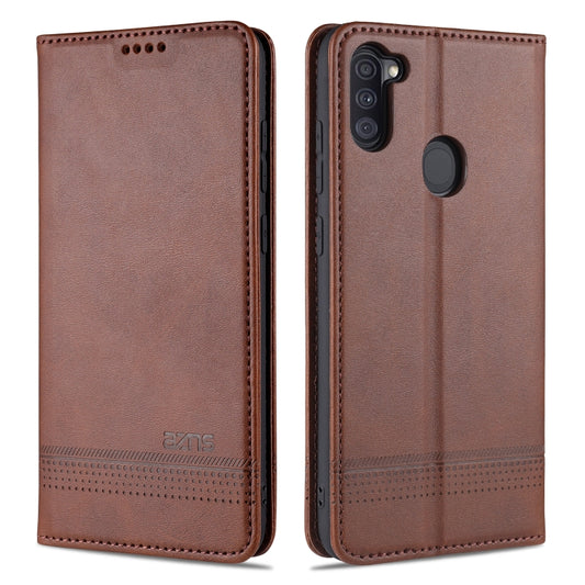 AZNS Magnetic Calf Texture Horizontal Flip Leather Case with Card Slots & Holder & Wallet