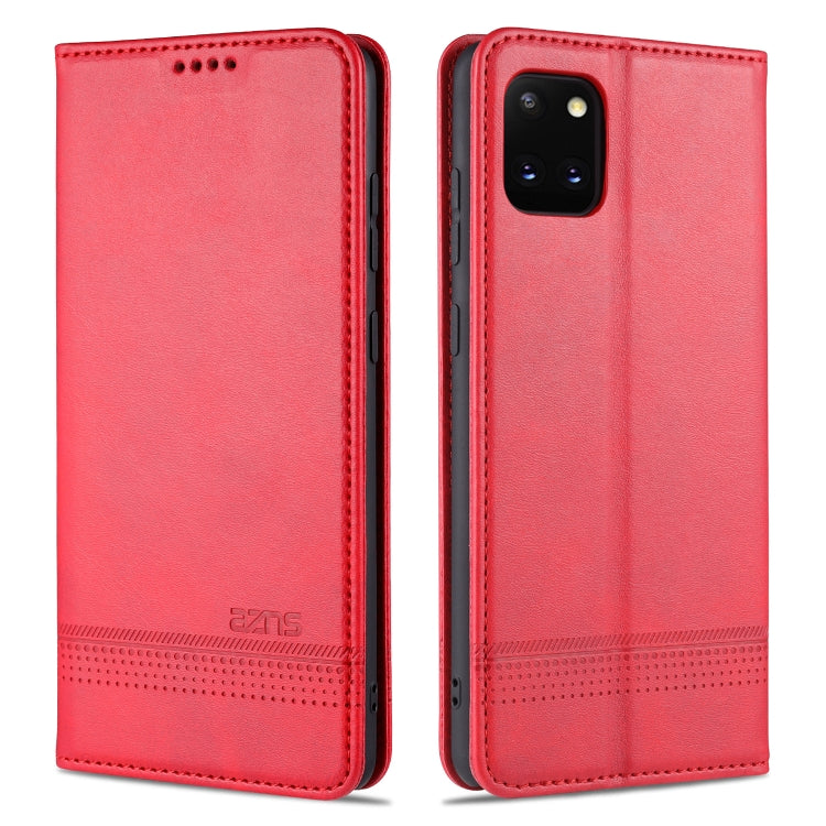 AZNS Magnetic Calf Texture Horizontal Flip Leather Case with Card Slots & Holder & Wallet