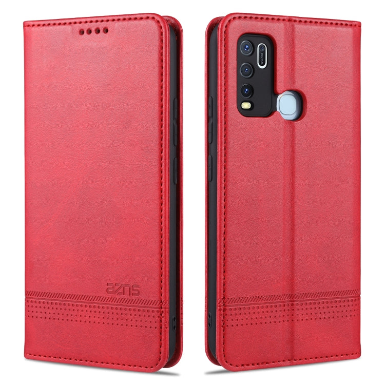 AZNS Magnetic Calf Texture Horizontal Flip Leather Case with Card Slots & Holder & Wallet, For vivo X30 / X30 Pro, For vivo X50 / X50 Pro, For vivo Y50, For vivo Z6