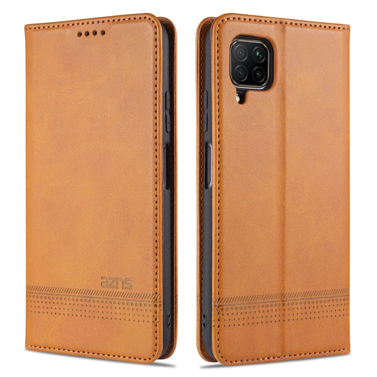 AZNS Magnetic Calf Texture Horizontal Flip Leather Case with Card Slots & Holder & Wallet, For Huawei P40 Lite / nova 6 SE, For Huawei Honor V30