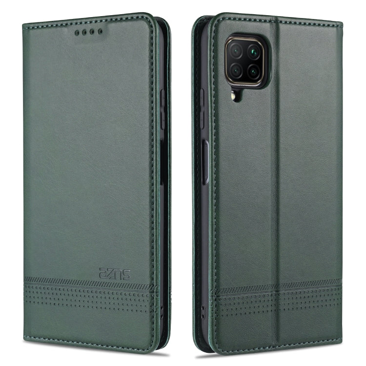 AZNS Magnetic Calf Texture Horizontal Flip Leather Case with Card Slots & Holder & Wallet, For Huawei P40 Lite / nova 6 SE, For Huawei Honor V30
