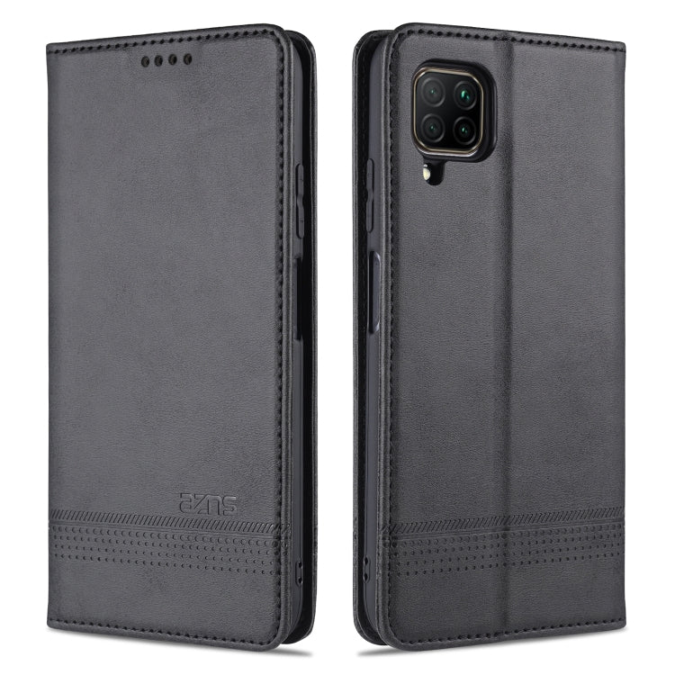 AZNS Magnetic Calf Texture Horizontal Flip Leather Case with Card Slots & Holder & Wallet, For Huawei P40 Lite / nova 6 SE, For Huawei Honor V30