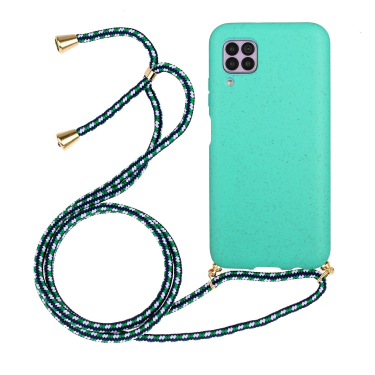 Wheat Straw Material + TPU Protective Case with Lanyard, For Huawei P40, For Huawei P40 Lite, For Huawei P40 Pro, For Samsung Galaxy Note20, For Samsung Galaxy Note20 Ultra