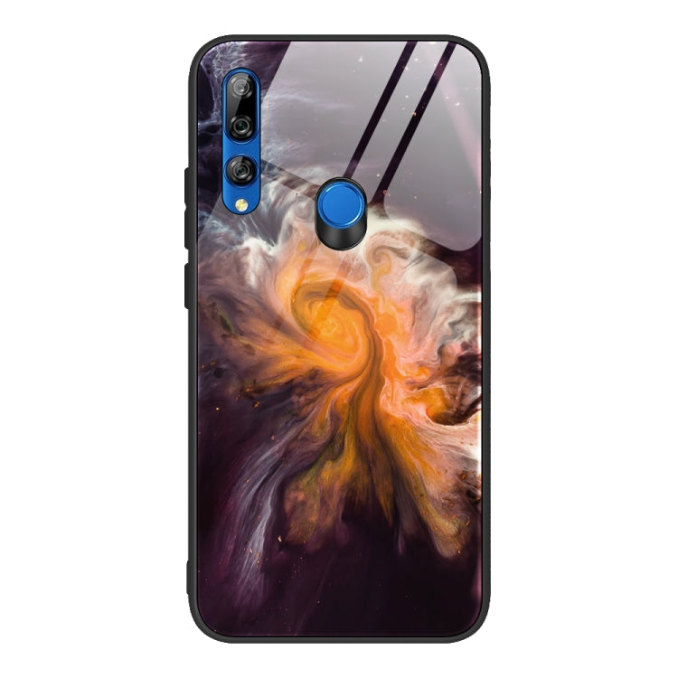 Marble Pattern Glass Protective Case, For Huawei P30 lite / nova 4e, For Huawei P30 Pro, For Huawei Y9 Prime (2019) / P Smart Z