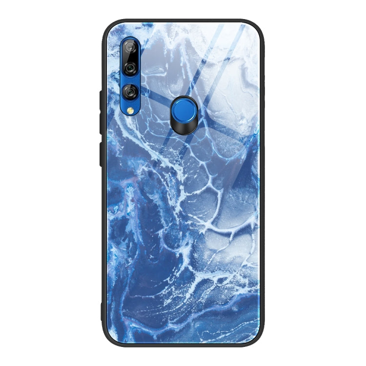 Marble Pattern Glass Protective Case, For Huawei P30 lite / nova 4e, For Huawei P30 Pro, For Huawei Y9 Prime (2019) / P Smart Z