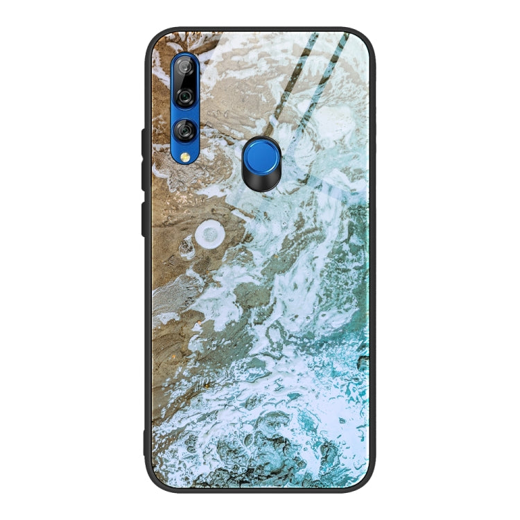 Marble Pattern Glass Protective Case, For Huawei P30 lite / nova 4e, For Huawei P30 Pro, For Huawei Y9 Prime (2019) / P Smart Z
