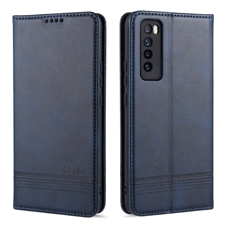 AZNS Magnetic Calf Texture Horizontal Flip Leather Case with Card Slots & Holder & Wallet, For Huawei Nova 7 SE, For Huawei Nova 7, For Huawei Enjoy 20, For Huawei Maimang 9, For Huawei Honor X10, For OPPO A9 (2020), For OPPO A31 / A8������������������...