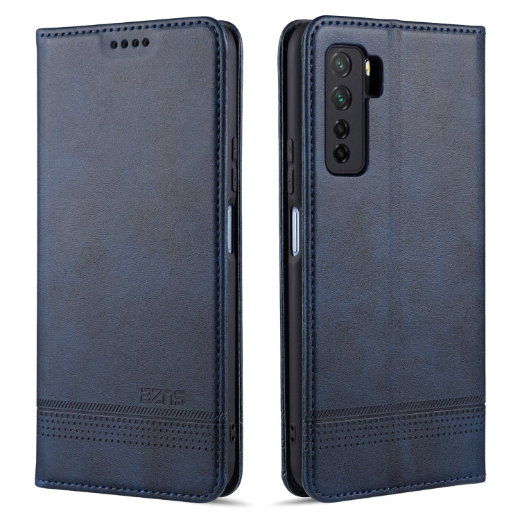 AZNS Magnetic Calf Texture Horizontal Flip Leather Case with Card Slots & Holder & Wallet, For Huawei Nova 7 SE, For Huawei Nova 7, For Huawei Enjoy 20, For Huawei Maimang 9, For Huawei Honor X10, For OPPO A9 (2020), For OPPO A31 / A8������������������...