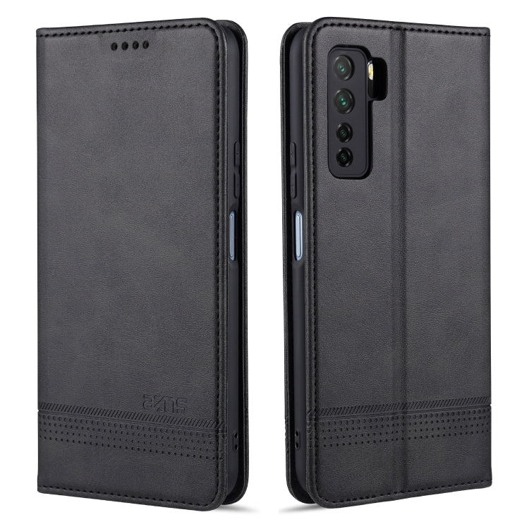 AZNS Magnetic Calf Texture Horizontal Flip Leather Case with Card Slots & Holder & Wallet, For Huawei Nova 7 SE, For Huawei Nova 7, For Huawei Enjoy 20, For Huawei Maimang 9, For Huawei Honor X10, For OPPO A9 (2020), For OPPO A31 / A8������������������...