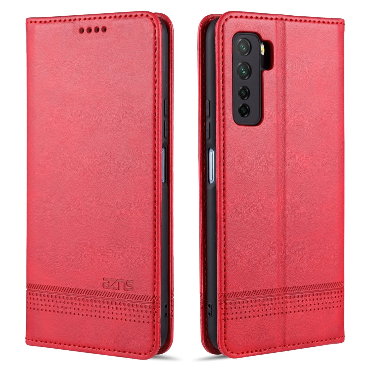 AZNS Magnetic Calf Texture Horizontal Flip Leather Case with Card Slots & Holder & Wallet, For Huawei Nova 7 SE, For Huawei Nova 7, For Huawei Enjoy 20, For Huawei Maimang 9, For Huawei Honor X10, For OPPO A9 (2020), For OPPO A31 / A8������������������...