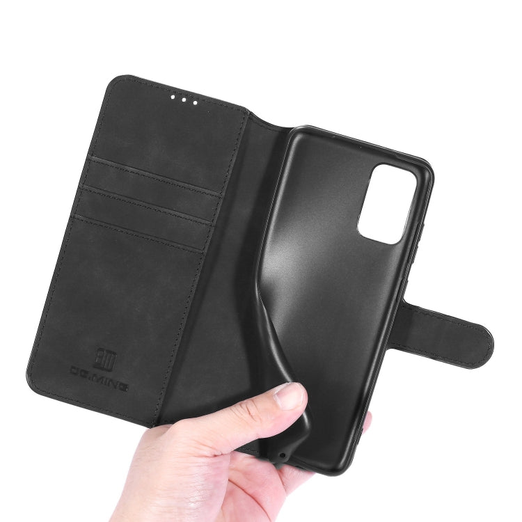 DG.MING Retro Oil Side Horizontal Flip Case with Holder & Card Slots & Wallet, For Samsung Galaxy M31s, For Samsung Galaxy S20 FE