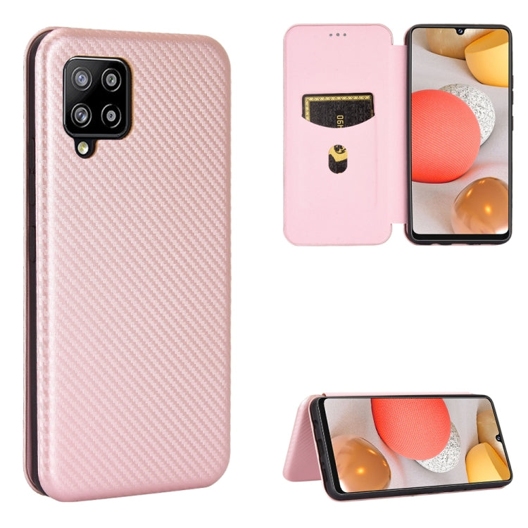 Carbon Fiber Texture Magnetic Horizontal Flip TPU + PC + PU Leather Case with Card Slot, For OPPO Realme V3, For Samsung Galaxy A42 5G, For Vivo Y20 / Y20i (Indian), For Xiaomi Poco X3 NFC, For Xiaomi Redmi K30 Ultra