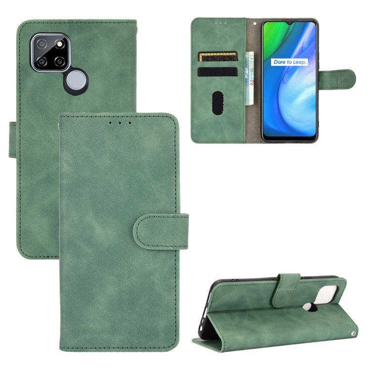 Solid Color Skin Feel Magnetic Buckle Horizontal Flip Calf Texture PU Leather Case with Holder & Card Slots & Wallet, For OPPO Realme V3, For OPPO Realme X7, For Samsung Galaxy A42 5G, For Vivo Y20 / Y20i (Indian), For Xiaomi Poco X3 NFC���������������...