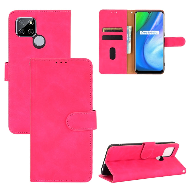 Solid Color Skin Feel Magnetic Buckle Horizontal Flip Calf Texture PU Leather Case with Holder & Card Slots & Wallet, For OPPO Realme V3, For OPPO Realme X7, For Samsung Galaxy A42 5G, For Vivo Y20 / Y20i (Indian), For Xiaomi Poco X3 NFC���������������...