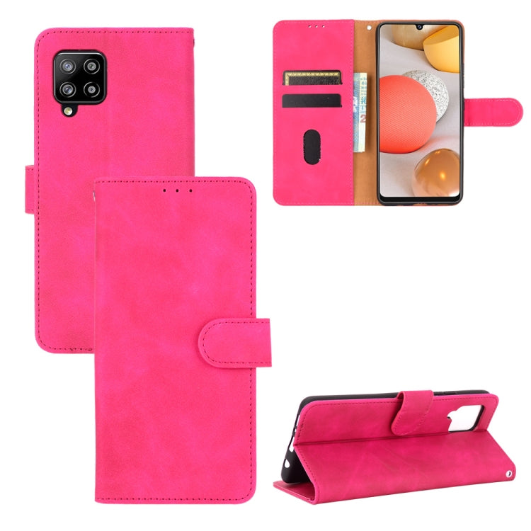 Solid Color Skin Feel Magnetic Buckle Horizontal Flip Calf Texture PU Leather Case with Holder & Card Slots & Wallet, For OPPO Realme V3, For OPPO Realme X7, For Samsung Galaxy A42 5G, For Vivo Y20 / Y20i (Indian), For Xiaomi Poco X3 NFC���������������...