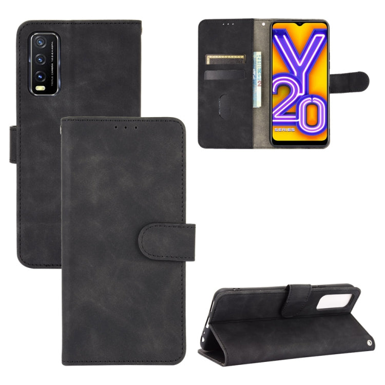Solid Color Skin Feel Magnetic Buckle Horizontal Flip Calf Texture PU Leather Case with Holder & Card Slots & Wallet, For OPPO Realme V3, For OPPO Realme X7, For Samsung Galaxy A42 5G, For Vivo Y20 / Y20i (Indian), For Xiaomi Poco X3 NFC���������������...