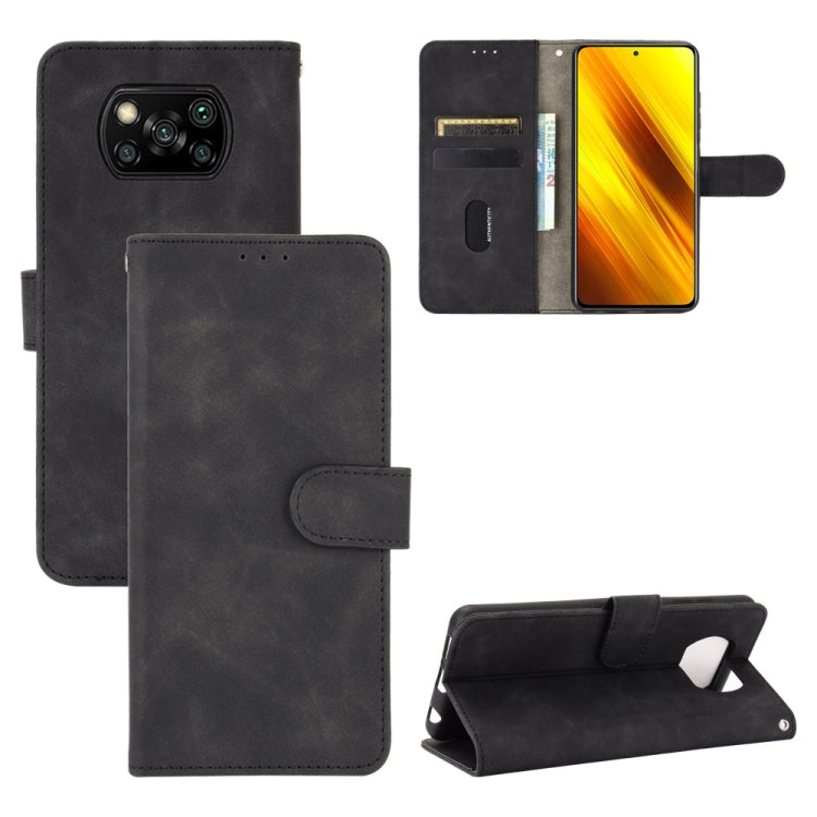 Solid Color Skin Feel Magnetic Buckle Horizontal Flip Calf Texture PU Leather Case with Holder & Card Slots & Wallet, For OPPO Realme V3, For OPPO Realme X7, For Samsung Galaxy A42 5G, For Vivo Y20 / Y20i (Indian), For Xiaomi Poco X3 NFC���������������...