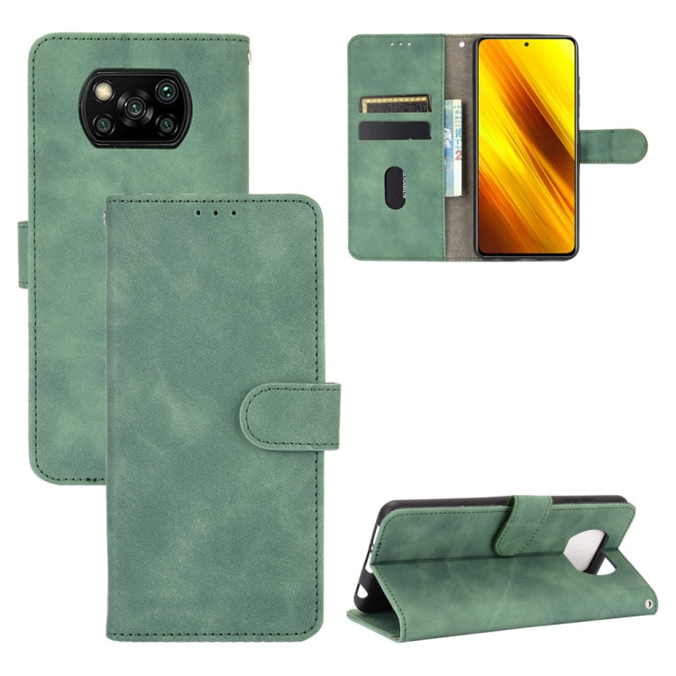 Solid Color Skin Feel Magnetic Buckle Horizontal Flip Calf Texture PU Leather Case with Holder & Card Slots & Wallet, For OPPO Realme V3, For OPPO Realme X7, For Samsung Galaxy A42 5G, For Vivo Y20 / Y20i (Indian), For Xiaomi Poco X3 NFC���������������...