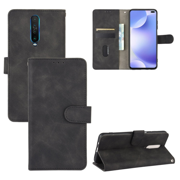 Solid Color Skin Feel Magnetic Buckle Horizontal Flip Calf Texture PU Leather Case with Holder & Card Slots & Wallet, For OPPO Realme V3, For OPPO Realme X7, For Samsung Galaxy A42 5G, For Vivo Y20 / Y20i (Indian), For Xiaomi Poco X3 NFC���������������...