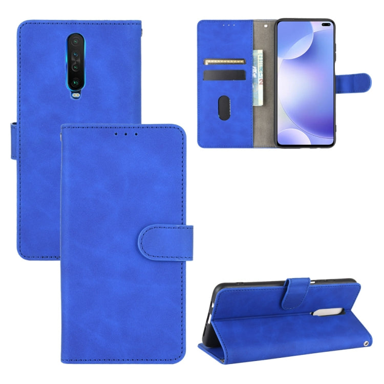 Solid Color Skin Feel Magnetic Buckle Horizontal Flip Calf Texture PU Leather Case with Holder & Card Slots & Wallet, For OPPO Realme V3, For OPPO Realme X7, For Samsung Galaxy A42 5G, For Vivo Y20 / Y20i (Indian), For Xiaomi Poco X3 NFC���������������...