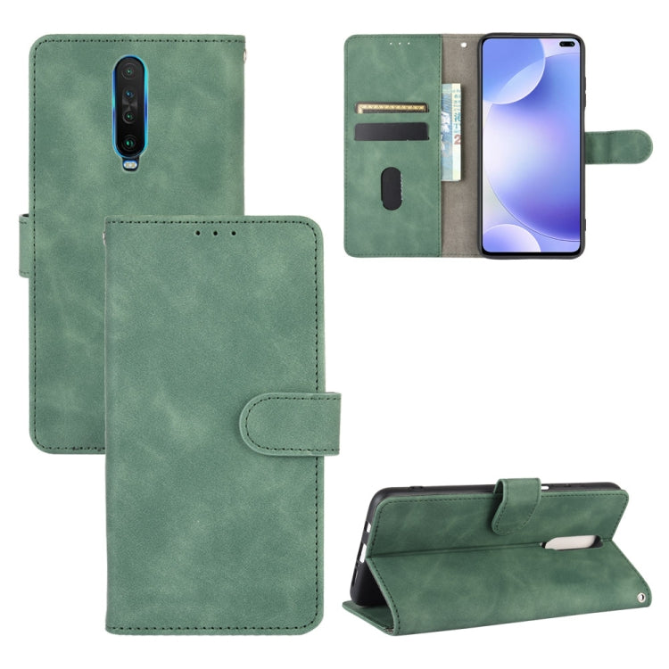 Solid Color Skin Feel Magnetic Buckle Horizontal Flip Calf Texture PU Leather Case with Holder & Card Slots & Wallet, For OPPO Realme V3, For OPPO Realme X7, For Samsung Galaxy A42 5G, For Vivo Y20 / Y20i (Indian), For Xiaomi Poco X3 NFC���������������...