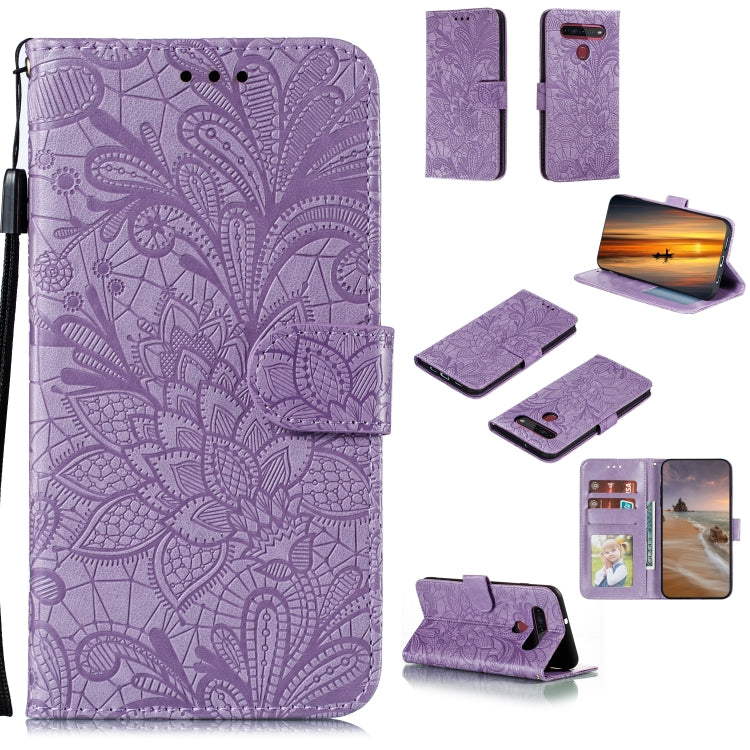 Lace Flower Horizontal Flip Leather Case with Holder & Card Slots & Wallet & Photo Frame, For LG K41S / K51S, For LG K61, For Motorola Moto E (2020) / Moto E7, For Motorola Moto Edge+, For Motorola Moto G Stylus, For Motorola Moto G5 Plus 5G�����������...