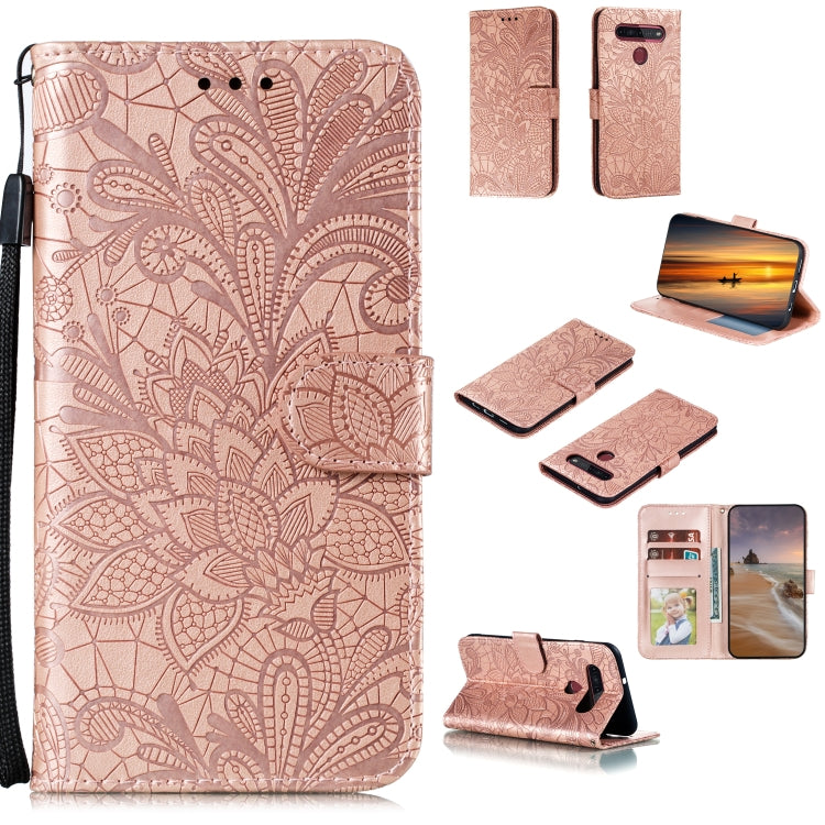 Lace Flower Horizontal Flip Leather Case with Holder & Card Slots & Wallet & Photo Frame, For LG K41S / K51S, For LG K61, For Motorola Moto E (2020) / Moto E7, For Motorola Moto Edge+, For Motorola Moto G Stylus, For Motorola Moto G5 Plus 5G�����������...