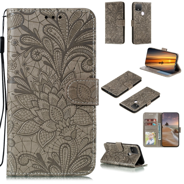 Lace Flower Horizontal Flip Leather Case with Holder & Card Slots & Wallet & Photo Frame, For LG K41S / K51S, For LG K61, For Motorola Moto E (2020) / Moto E7, For Motorola Moto Edge+, For Motorola Moto G Stylus, For Motorola Moto G5 Plus 5G�����������...