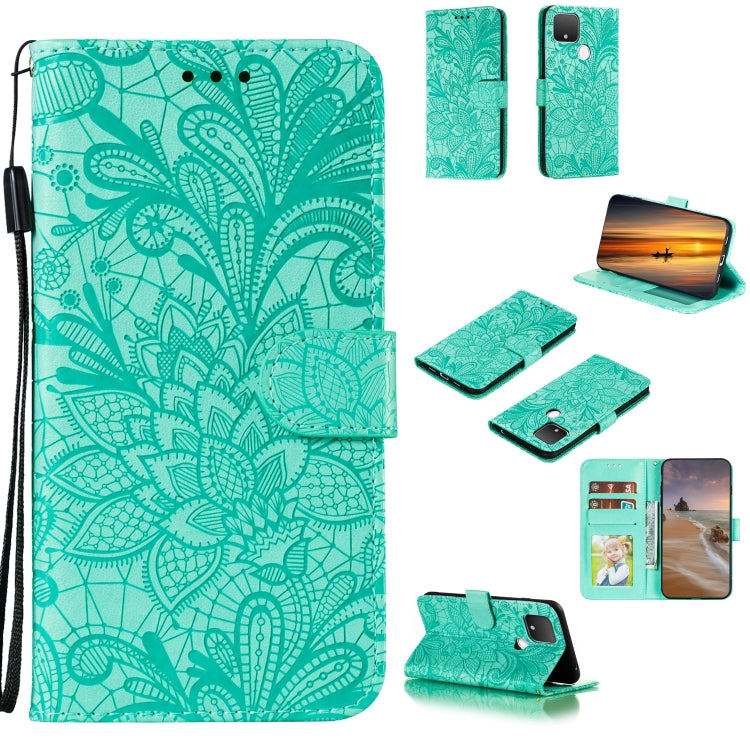 Lace Flower Horizontal Flip Leather Case with Holder & Card Slots & Wallet & Photo Frame, For LG K41S / K51S, For LG K61, For Motorola Moto E (2020) / Moto E7, For Motorola Moto Edge+, For Motorola Moto G Stylus, For Motorola Moto G5 Plus 5G�����������...