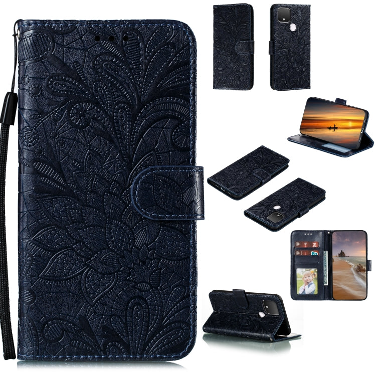 Lace Flower Horizontal Flip Leather Case with Holder & Card Slots & Wallet & Photo Frame, For LG K41S / K51S, For LG K61, For Motorola Moto E (2020) / Moto E7, For Motorola Moto Edge+, For Motorola Moto G Stylus, For Motorola Moto G5 Plus 5G�����������...