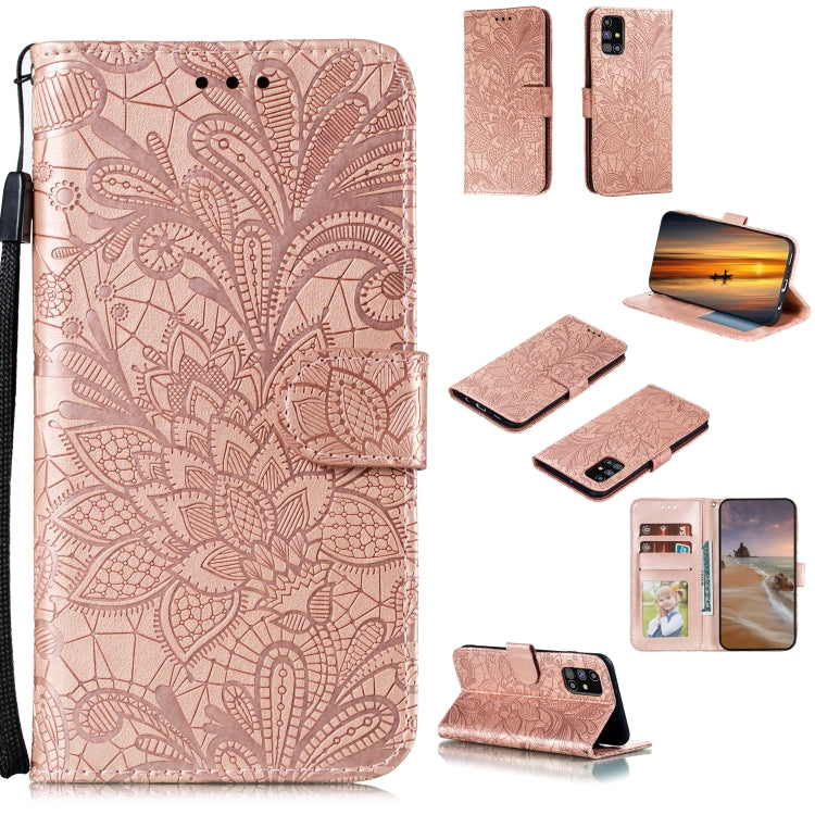 Lace Flower Horizontal Flip Leather Case with Holder & Card Slots & Wallet & Photo Frame, For LG K41S / K51S, For LG K61, For Motorola Moto E (2020) / Moto E7, For Motorola Moto Edge+, For Motorola Moto G Stylus, For Motorola Moto G5 Plus 5G�����������...