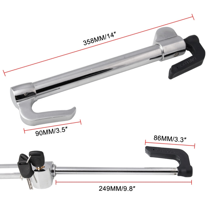 Universal Modified Clutch Lock Extendable Steering Wheel & Clutch Brake Lock, SW019