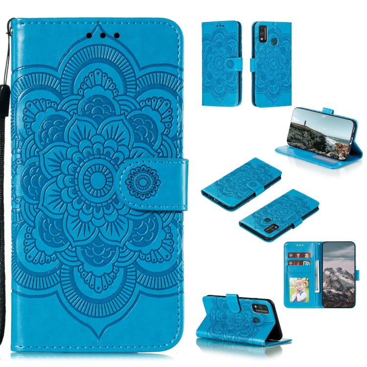 Mandala Embossing Pattern Horizontal Flip PU Leather Case with Holder & Card Slots & Walle & Lanyard, For Huawei Enjoy 20, For Huawei Honor 9X Lite, For Huawei Honor Play 4 / Maimang 9 / Mate 40 Lite
