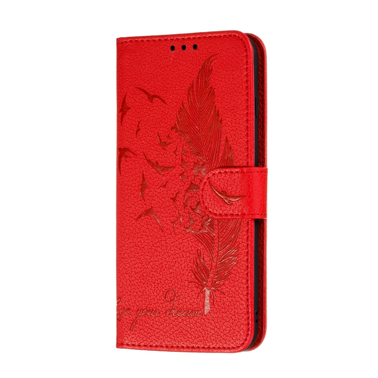 Feather Pattern Litchi Texture Horizontal Flip Leather Case with Wallet & Holder & Card Slots, For LG K41S / K51S, For LG K61, For Huawei Enjoy 20, For Motorola Moto G Stylus, For Google Pixel 5, For Motorola Moto G5 Plus 5G, For Google Pixel 5 XL�����...