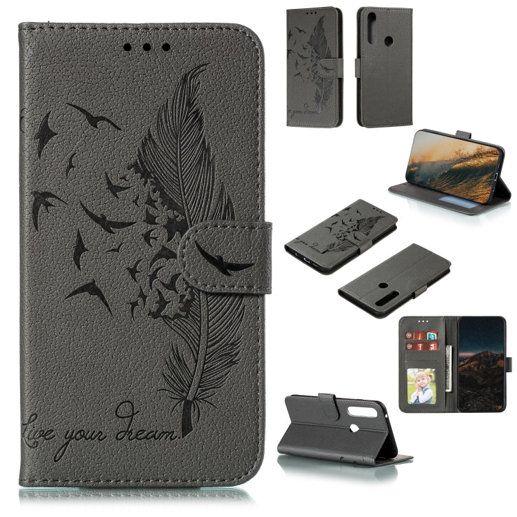 Feather Pattern Litchi Texture Horizontal Flip Leather Case with Wallet & Holder & Card Slots, For LG K41S / K51S, For LG K61, For Huawei Enjoy 20, For Motorola Moto G Stylus, For Google Pixel 5, For Motorola Moto G5 Plus 5G, For Google Pixel 5 XL�����...