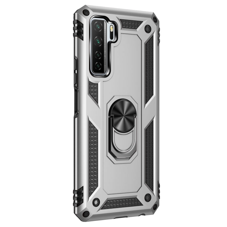 Shockproof TPU + PC Protective Case with 360 Degree Rotating Holder, For Huawei P40 Lite 5G
