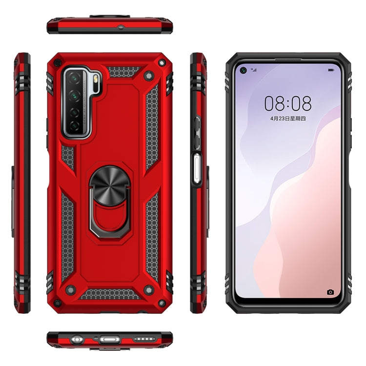Shockproof TPU + PC Protective Case with 360 Degree Rotating Holder, For Huawei P40 Lite 5G