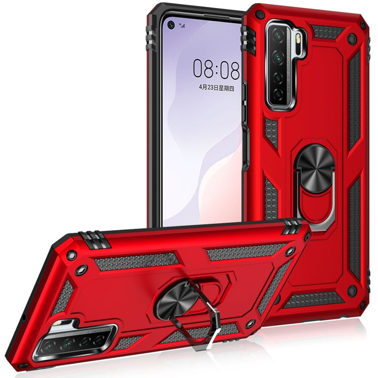 Shockproof TPU + PC Protective Case with 360 Degree Rotating Holder, For Huawei P40 Lite 5G