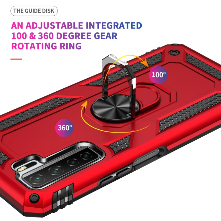 Shockproof TPU + PC Protective Case with 360 Degree Rotating Holder, For Huawei P40 Lite 5G