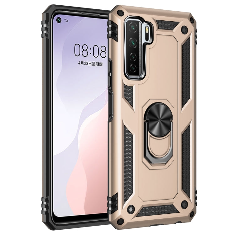 Shockproof TPU + PC Protective Case with 360 Degree Rotating Holder, For Huawei P40 Lite 5G