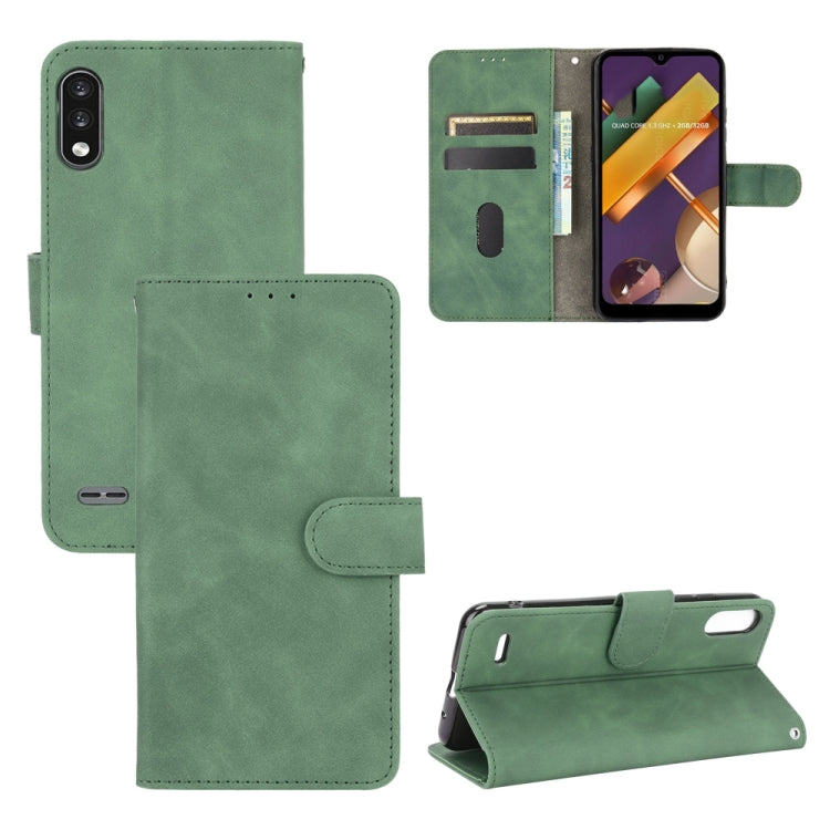 Solid Color Skin Feel Magnetic Buckle Horizontal Flip Calf Texture PU Leather Case with Holder & Card Slots & Wallet, For LG K22, For OPPO  F17 Pro / A93 / Reno4 Lite, For Fujitsu F-42A / F-01L, For Motorola Moto G9 Plus