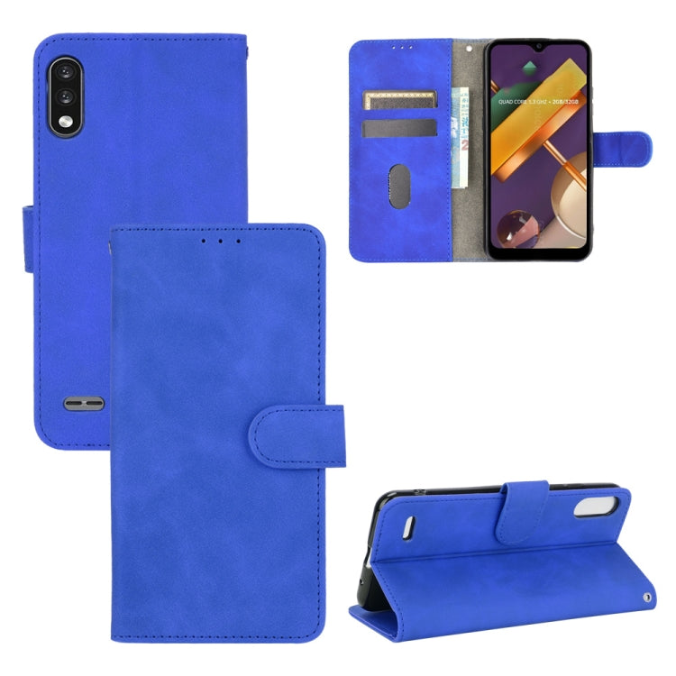 Solid Color Skin Feel Magnetic Buckle Horizontal Flip Calf Texture PU Leather Case with Holder & Card Slots & Wallet, For LG K22, For OPPO  F17 Pro / A93 / Reno4 Lite, For Fujitsu F-42A / F-01L, For Motorola Moto G9 Plus