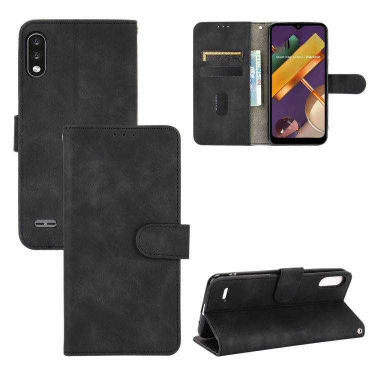 Solid Color Skin Feel Magnetic Buckle Horizontal Flip Calf Texture PU Leather Case with Holder & Card Slots & Wallet, For LG K22, For OPPO  F17 Pro / A93 / Reno4 Lite, For Fujitsu F-42A / F-01L, For Motorola Moto G9 Plus