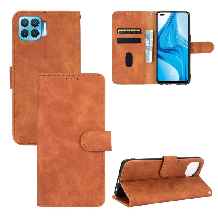 Solid Color Skin Feel Magnetic Buckle Horizontal Flip Calf Texture PU Leather Case with Holder & Card Slots & Wallet, For LG K22, For OPPO  F17 Pro / A93 / Reno4 Lite, For Fujitsu F-42A / F-01L, For Motorola Moto G9 Plus
