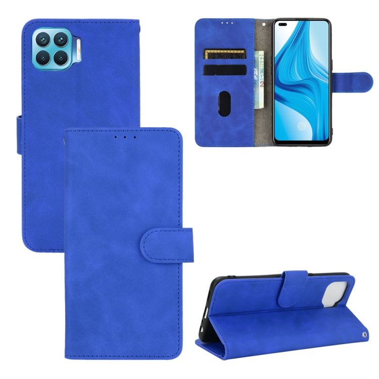 Solid Color Skin Feel Magnetic Buckle Horizontal Flip Calf Texture PU Leather Case with Holder & Card Slots & Wallet, For LG K22, For OPPO  F17 Pro / A93 / Reno4 Lite, For Fujitsu F-42A / F-01L, For Motorola Moto G9 Plus